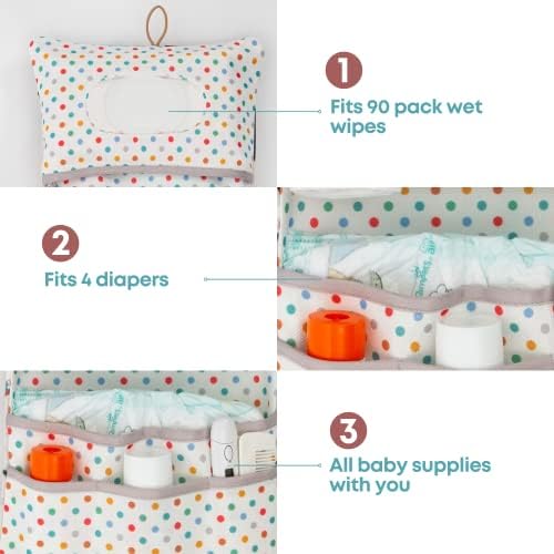 HAMUR Baby Diaper Bag Organizer – Compact & Foldable Stroller Pouch - Image 6