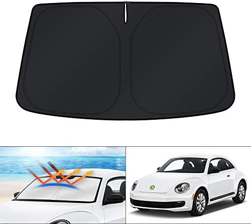 KUST Windshield Sun Shade for Volkswagen VW Beetle 2012-2019 Accessories Custom by KUST