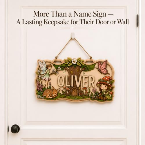 Custom Fairy Nursery Name Sign - Image 5
