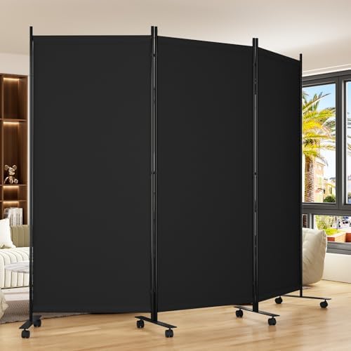 Room Divider 102'' Wide Folding Room Divider Panel by HOMSCREENER