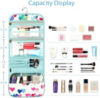 FINTIE Portable Toiletry Cosmetic Travel Bag Hanging Makeup Organizer - Image 5