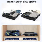 BAGAIL 4 Set/6 Set/8 Set Compression Packing Cubes Travel Accessories - Image 3