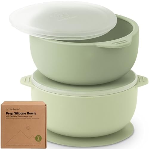 KeaBabies 2-Pack Baby Bowls by KeaBabies