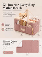 Baby Diaper Caddy Organizer - Image 5