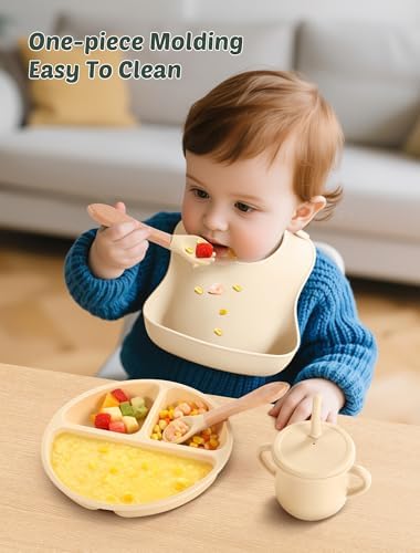24 PCS Silicone Baby Feeding Set, Baby Led Weaning Supplies Includes Suction - Image 7