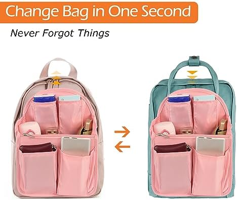 Surblue Backpack Organizer Insert Liner Hanging Travel Rucksack Purse and - Image 6