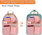 Surblue Backpack Organizer Insert Liner Hanging Travel Rucksack Purse and - Image 6