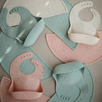 mushie Silicone Baby Bib | Adjustable Fit - Image 2
