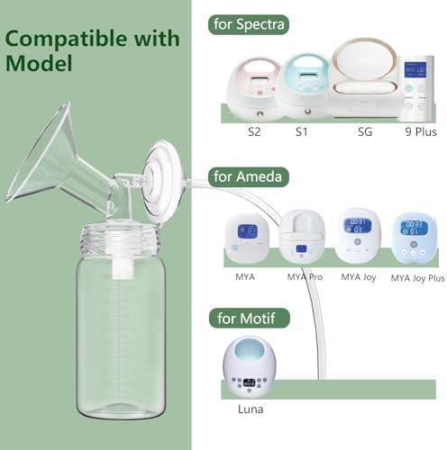 Breastmilk Storage Bottles Collection Bottles, 10oz Wide-Neck Breast Milk - Image 2