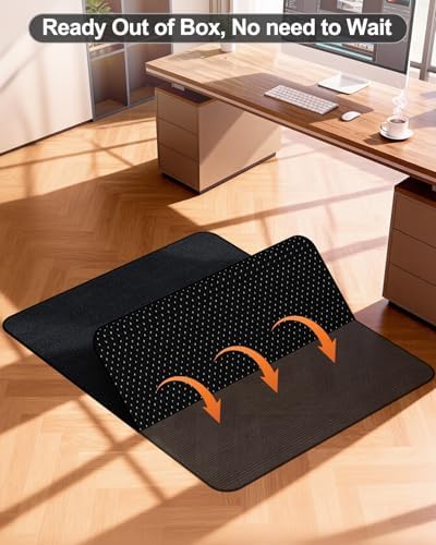 Blvornl Corduroy Office Chair Mat - Image 2