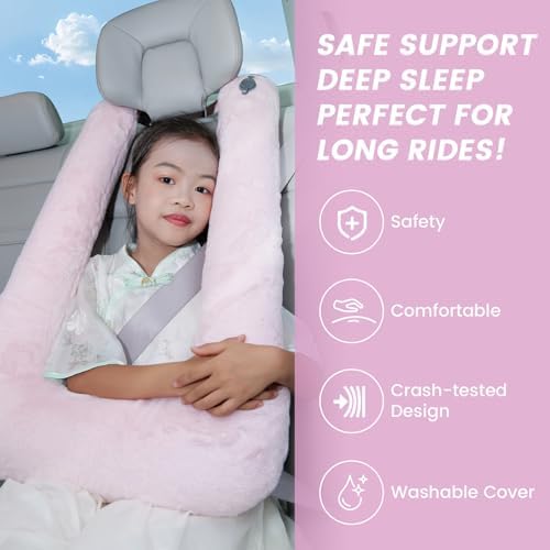 Keemall Inflatable Car Pillow for Kids & Adults, for Trips, Car Sleep &Naps - Image 3