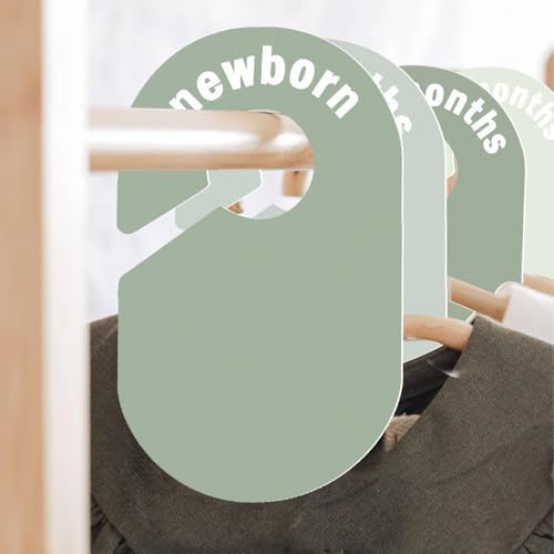 8 Pack Baby Closet Dividers – Pure Green Nursery Organizer - Image 7