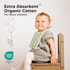 KeaBabies 8-Pack Organic Baby Bibs - Image 5
