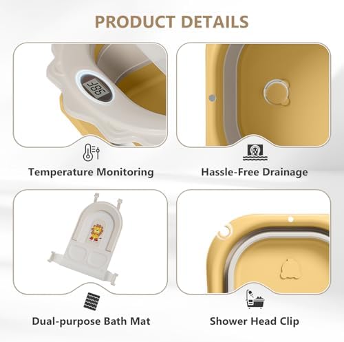 MoreFeel Foldable Baby Bathtub - Image 6