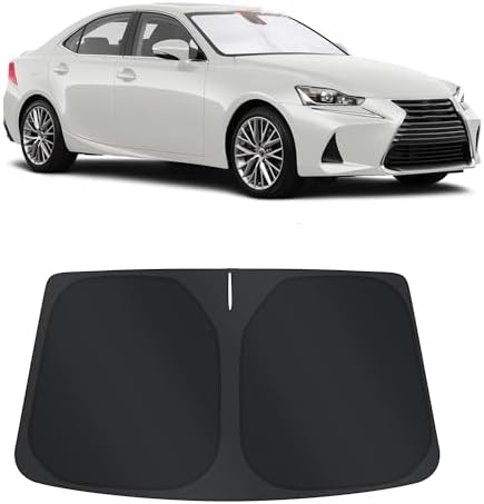 TINGLU Sun Shade for Le xus is Sedan 2014-2020 Accessories Windshield Sun Shade by TINGLU