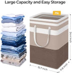 HomeHacks 2 Pack Large Laundry Baskets, Laundry Hampers Bags - Image 4