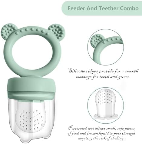 BIGSPINACH Baby Food Freezer Tray and Teething Popsicle Molds – The Perfect - Image 5