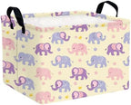Kid Cute Rectangle Storage Basket Baby Toy Clothes Storage Bin Nursery Playroom by ASKETAM