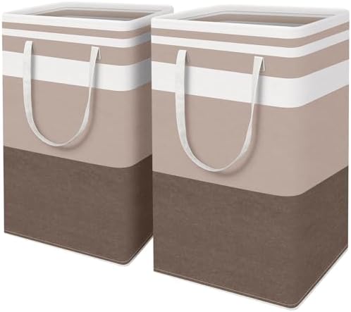 HomeHacks 2 Pack Large Laundry Baskets, Laundry Hampers Bags by HomeHacks