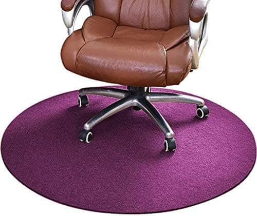 Office Chair Mat, Round Heavy Duty Carpet Area Rug Multi-Purpose Floor by Unknown