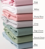 2-Pack GOTS 100% Organic Cotton Bassinet Sheets - Image 6