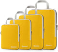 Gonex Compression Packing Cubes, 4-Piece Expandable Travel Organizers by Gonex