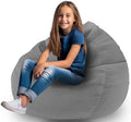 Dafftos Stuffed Animal Storage Bean Bag Chair Corduroy Toy Cover Organize Plush by Dafftos