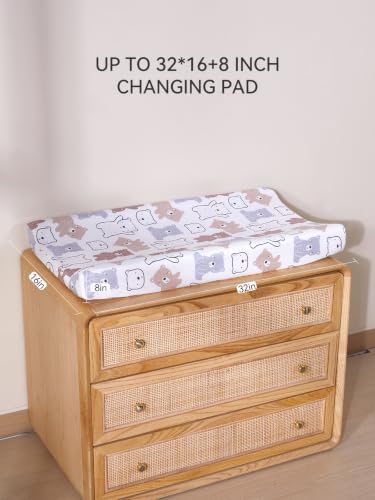 TILLYOU Changing Pad Cover Set in Soft Jersey Material - Image 4