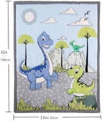 Animals 3pcs Baby Crib Bedding Set Pink Nursery Bedding Set - Image 3