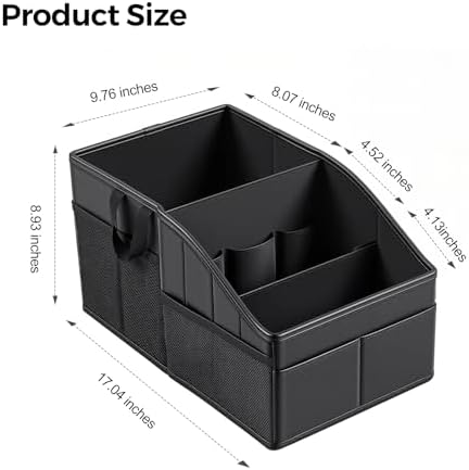 WHHMK Sturdy Leather Car Storage Support Up to 33 LB of Weight - Image 5