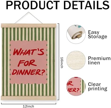 MAQIKA Trendy Retro Kitchen Poster Framed - Image 7