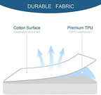 Full Size Mattress Protector Waterproof Mattress Topper Pad Cover Fitted Bed - Image 6