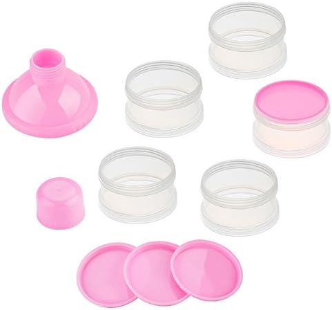 Accmor Formula Dispenser On The Go, 5 Compartments Stackable Formula Container - Image 2