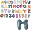 4 Inch Gypsum Letter or Number for Wall Decor, Single Alphabet or Digit for by Train2decor