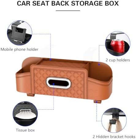Mandark Headrest-Mounted Backseat Organizer - Image 3