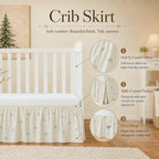 Crib Skirt Dust Ruffle 14" Drop - Image 5