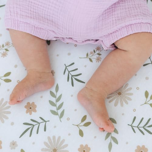 Dreamology Crib Sheets Cotton, 100% Cotton Fitted Crib Sheet, 2 Pack - Image 4