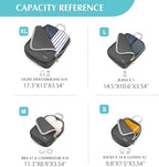 Gonex Compression Packing Cubes, 4-Piece Expandable Travel Organizers - Image 6