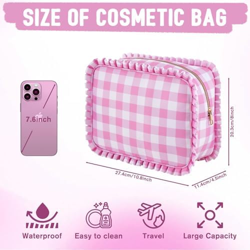 Ruffled Makeup Bag - Image 5