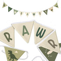 Dinosaur Room Nursery Decor Banner Green Rawr Garland Flags by Unknown