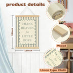 Boys Nursery Decor, Thank Heaven - Image 6