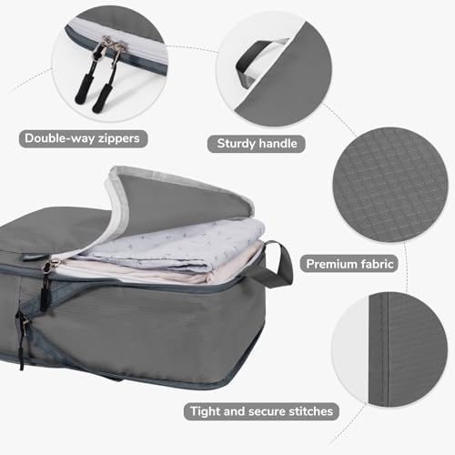 CherryNow 7 Set Compression Travel Packing Cubes - Image 4