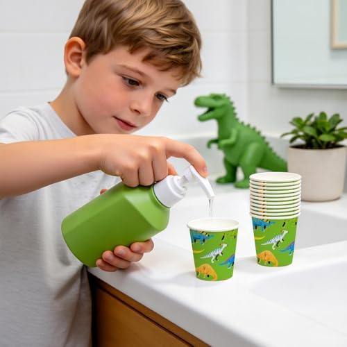 WRAPAHOLIC 3oz Dinosaur Bathroom Cups - Image 4