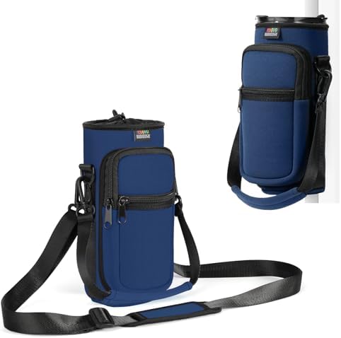 Nuovoware Magnetic Gym Bag, Water Bottle Carrier, Dark Blue by NUOVOWARE