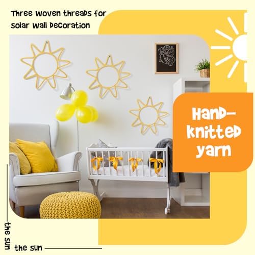 Wesiti 3 Pcs You Are My Sunshine Wall Decor Sunshine Nursery Decor 7.87-9.84 - Image 5