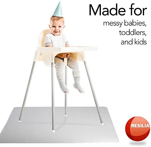 RESILIA - Under High Chair Splat Mat, Premium Heavy-Duty Spill & Splash-Proof - Image 6