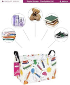 Rectangular Colored Pencil Storage Basket - Image 3