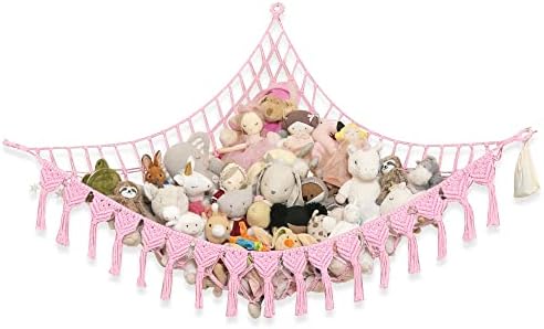Abby Baby Extra Large Stuffed Animal Storage Hammock Corner - Image 2