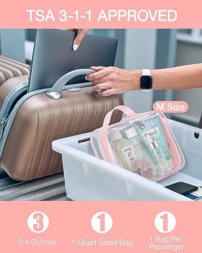BAGSMART Clear Toiletry Bag - Image 6