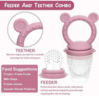 Baby Breastmilk Popsicle Molds & Baby Fruit Feeder, Infant Food Freezer Tray - Image 2